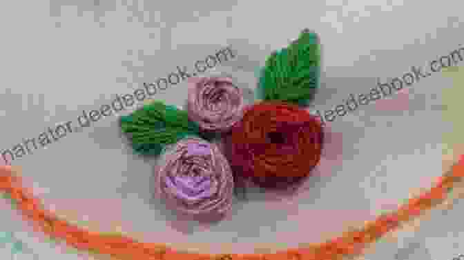 A Beautiful Sewn Rose Fresh Felt Flowers: 17 Stunning Flowers To Sew Display With Patterns : 17 Stunning Flowers To Sew And Display