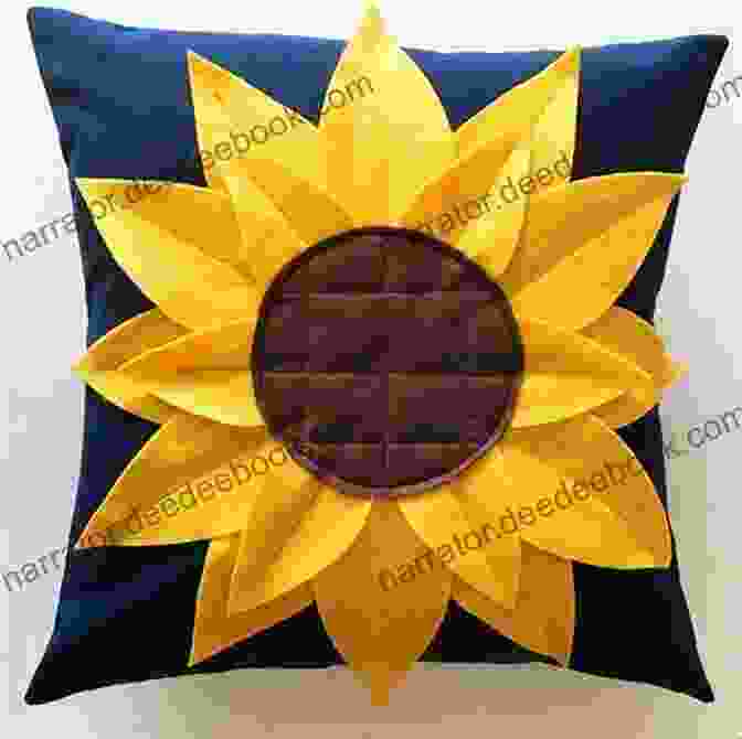 A Cheerful Sewn Sunflower Fresh Felt Flowers: 17 Stunning Flowers To Sew Display With Patterns : 17 Stunning Flowers To Sew And Display