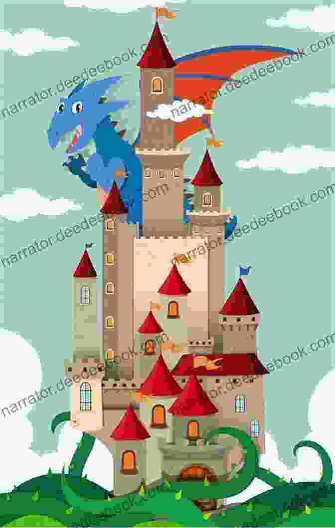 A Colorful Illustration Of A Dragon Flying Over A Castle, From Leveled Reader Ruby Level 27. Mega Fauna Fright : Leveled Reader Ruby Level 27 (Rigby PM Generations)