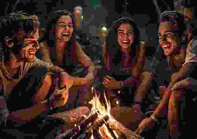 A Group Of Survivors Sitting Around A Campfire, Their Faces Illuminated By The Warm Glow Pillage Plague (Mythverse 2) Kate Karyus Quinn