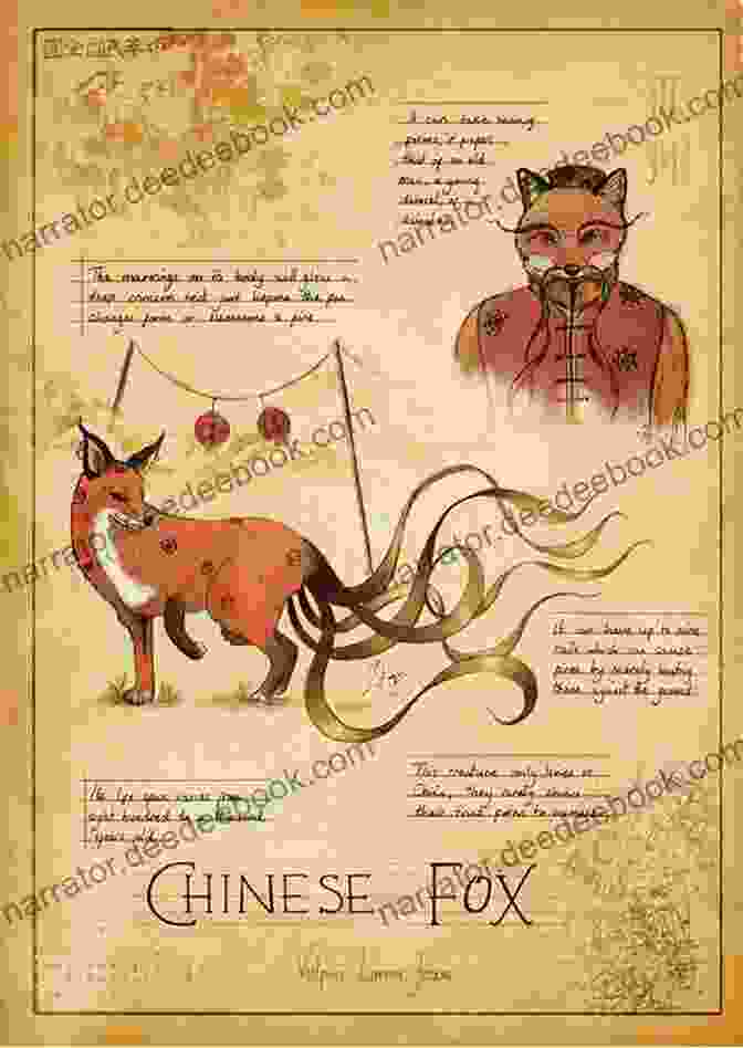 A Painting Of A Celestial Fox, A Mythical Creature From Chinese Mythology Tao Of Celestial Foxes The Way To Immortality: Volume 1