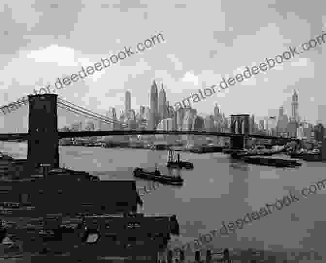 A Panoramic Photograph Of New York City's Skyline In The 1950s, With Numerous Freighters Docked Along The Waterfront, Their Silhouettes Blending Seamlessly With The City's Iconic Skyscrapers. Along The Waterfront: Freighters At New York In The 1950s And 1960s