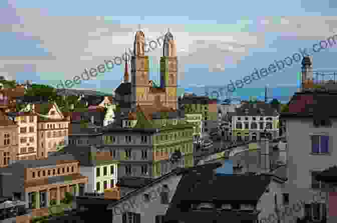 A Panoramic View Of Zurich, Switzerland, With The Iconic Grossmünster Church In The Foreground. Switzerland 2024: Photos Of My Trip From 27 March 17 April 2024