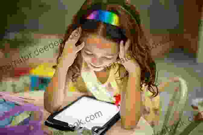 A Preschooler Using A Tablet To Play An English Learning Game New English Activity For Ages 3 4 (Preschool)