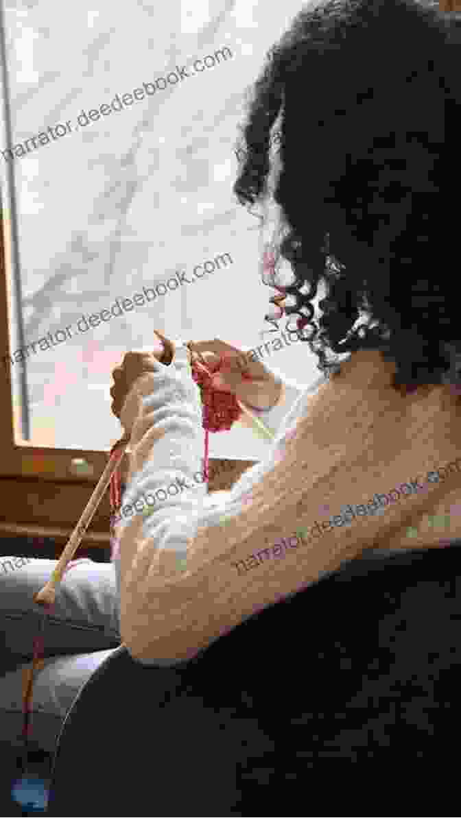 A Woman Knitting While Sitting On A Train, With The Caption Knitting On The Road: Sock Patterns For The Traveling Knitter