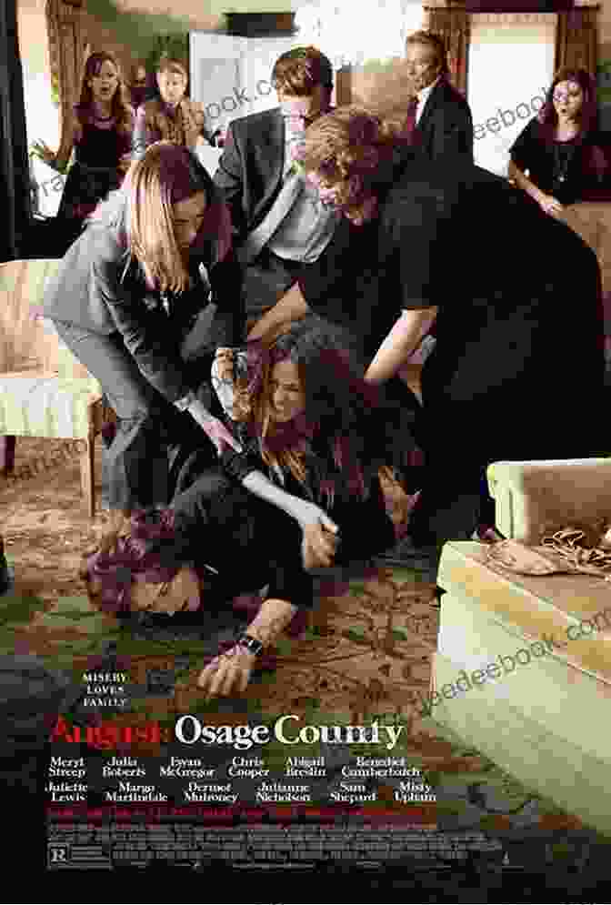 August: Osage County Poster Showing A Family Sitting At A Dinner Table Grain In The Blood (Modern Plays)