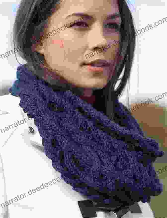 Cable Knit Cowl With Intricate Patterns Be Creative: 101 Ideas To Treasure (Knitting Crocheting And Embroidery 2)