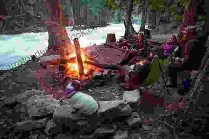 Campers Enjoying A Campfire Camp Alien (Alien Agent 2)