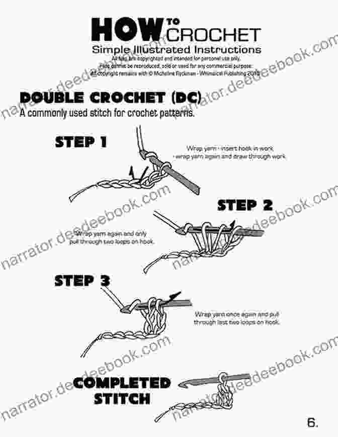 Chain 1. (3 Bundle) Crochet Instructions For Beginners Crochet Pattern Instructions For Beginners Crochet Stitches Instructions For Beginners