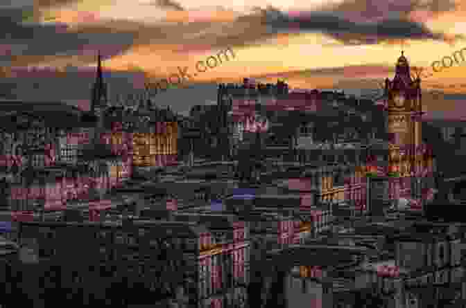 Edinburgh Skyline Bathed In Twilight Hues, Its Buildings And Landmarks Shrouded In Mystery Edinburgh Twilight (Ian Hamilton Mysteries 1)
