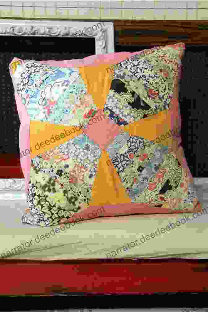 Fabric Quilt Blocks Repurposed Into A Colorful Pillow And Wall Hanging With A Vintage Touch. Ideas For Vintage Quilt Remakes: Remake Antique And Vintage Quilts Projects With Modern Techniques: Quilt Of Patterns For Old Quilts
