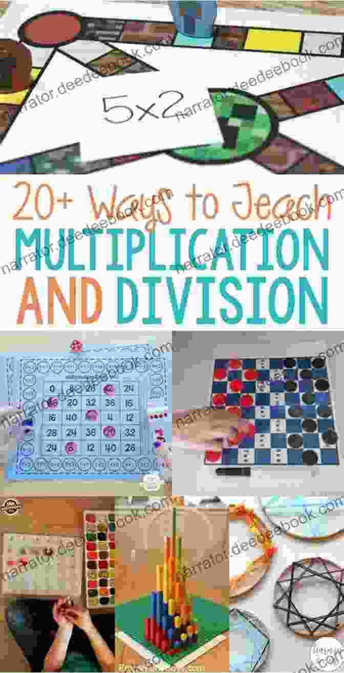 Kids Enthusiastically Participating In A Hands On Multiplication And Division Activity Using Colorful Blocks And Counting Tools Multiplication Division Activity For Ages 6 7 (Year 2)
