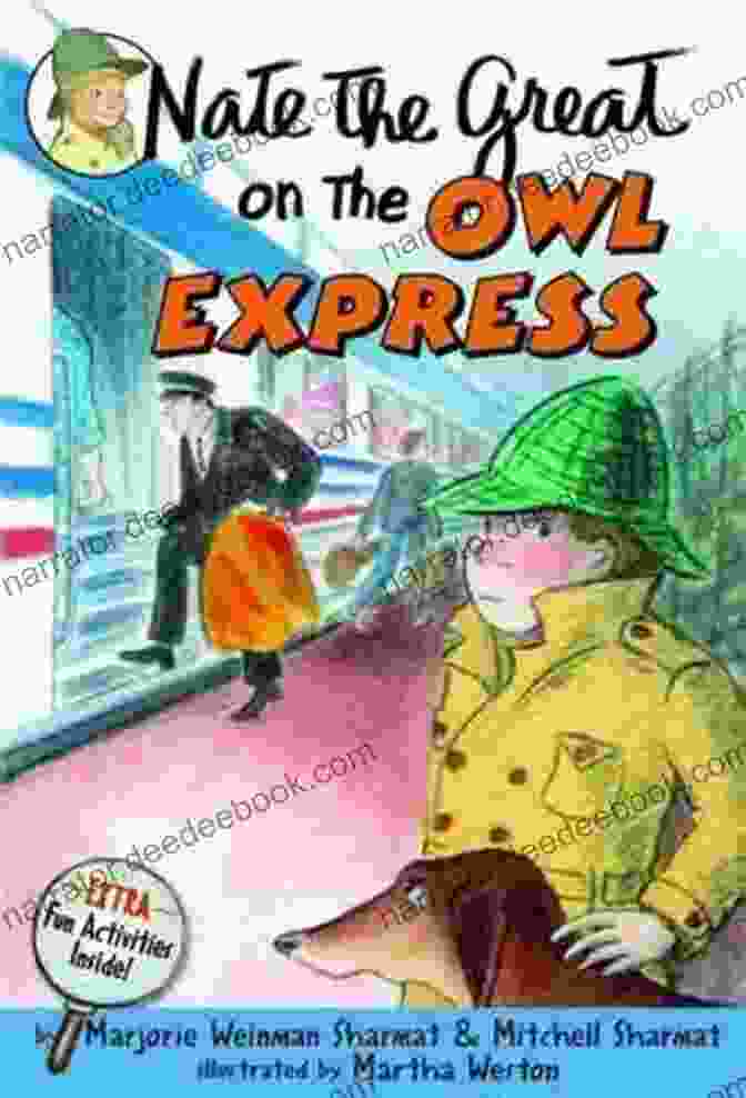 Nate And Sludge Are Sitting In A Train Compartment. Nate Is Looking At A Map, And Sludge Is Looking At Him With A Curious Expression. Nate The Great On The Owl Express