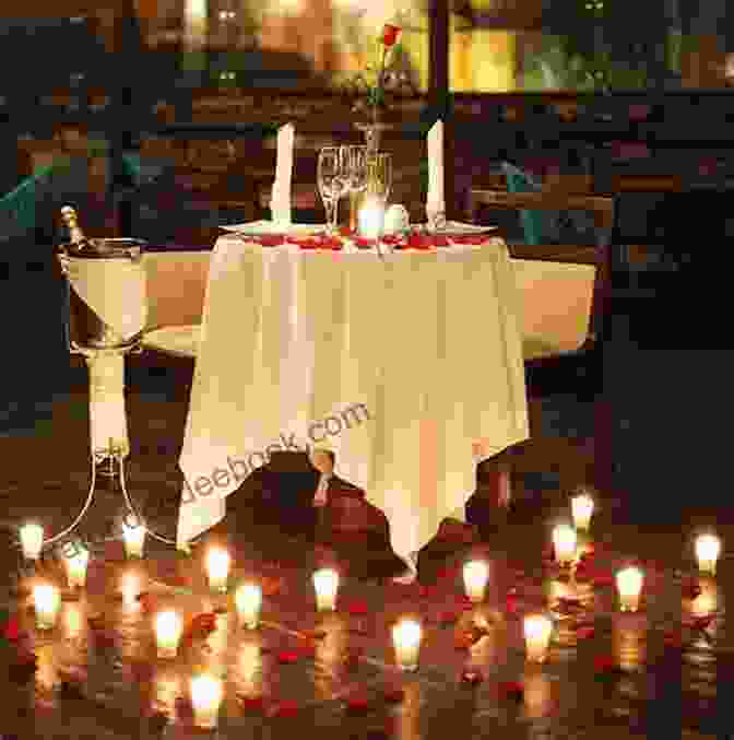 Romantic Dinner By Candlelight. Love Saffron: A Novel Of Friendship Food And Love