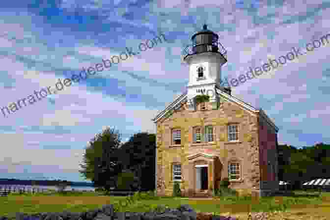 Sheffield Island Lighthouse, A Charming Octagonal Structure Nestled Amidst The Lush Greenery Of Sheffield Island Lighthouses: Connecticut And Block Island