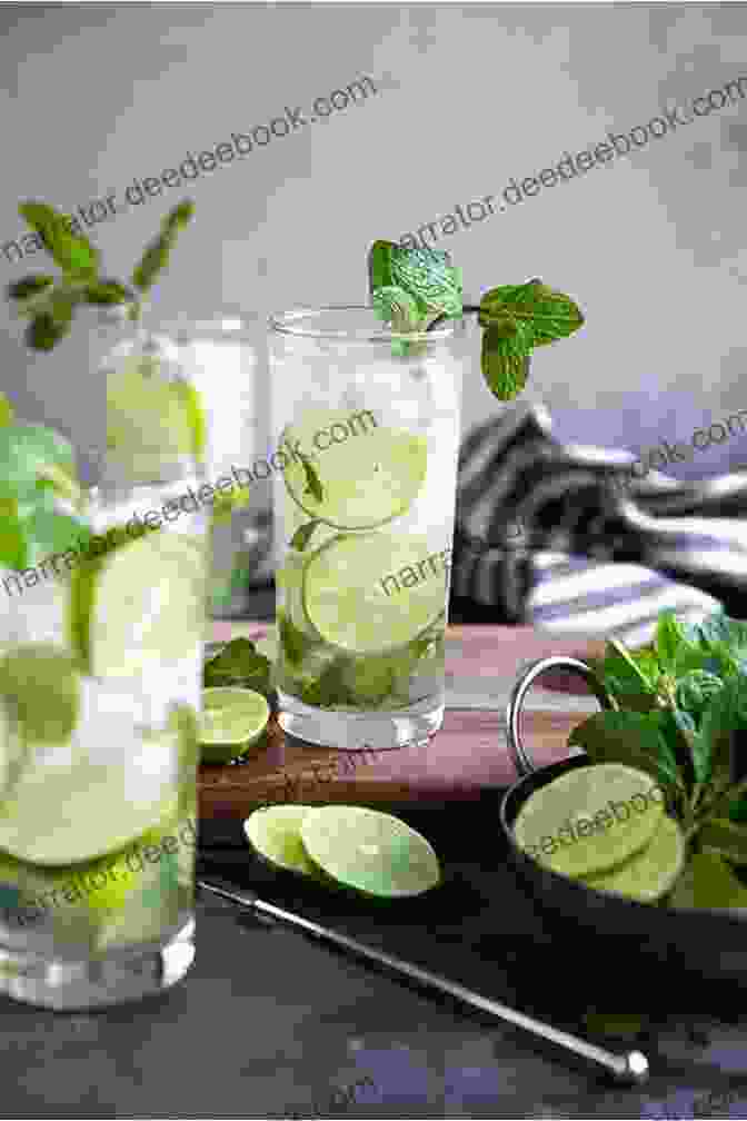 Sparkling Japanese Mojito Garnished With Fresh Mint And Lime Cubano Be Cubano Bop: One Hundred Years Of Jazz In Cuba