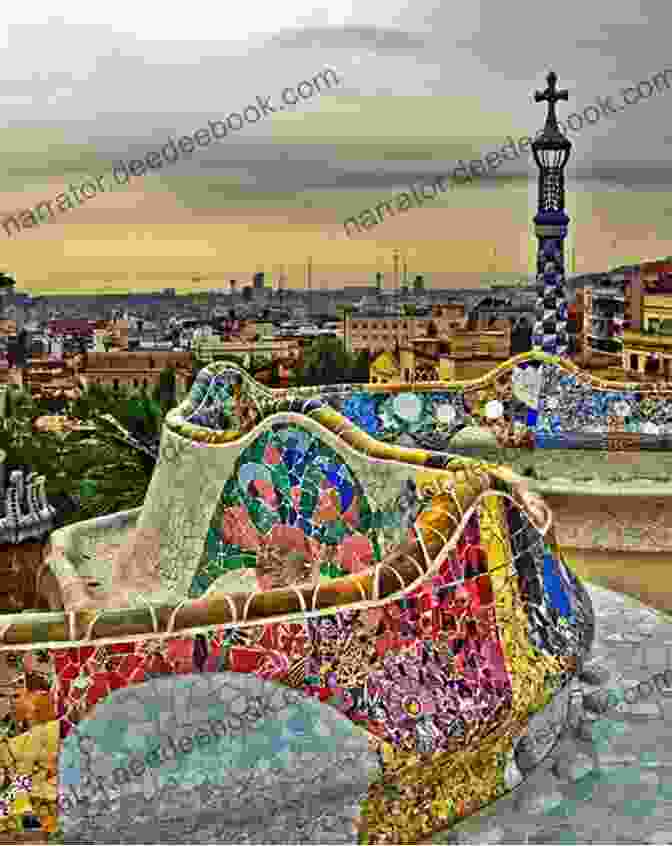 View Of Park Güell With Its Colorful Mosaics And Whimsical Architecture Barcelona Kaleidoscope Swati Bibikar