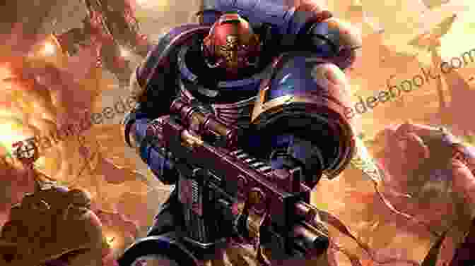 Warlord Madigan Facing Off Against The Space Marines Of The Imperium, His Eyes Blazing With Defiance Warlord Of Erberos D A Madigan