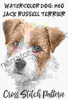 Counted Cross Stitch Pattern: Watercolor Dog #60 Jack Russell Terrier: 183 Watercolor Dog Cross Stitch
