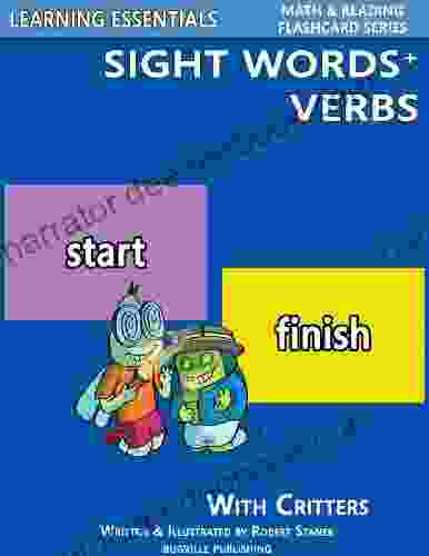 Sight Words Plus Verbs: Sight Word Flash Cards With Critters (Learning Essentials Math Reading Flashcard Series)